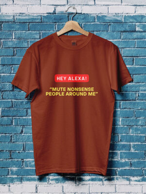 Hey alexa tshirt copper
