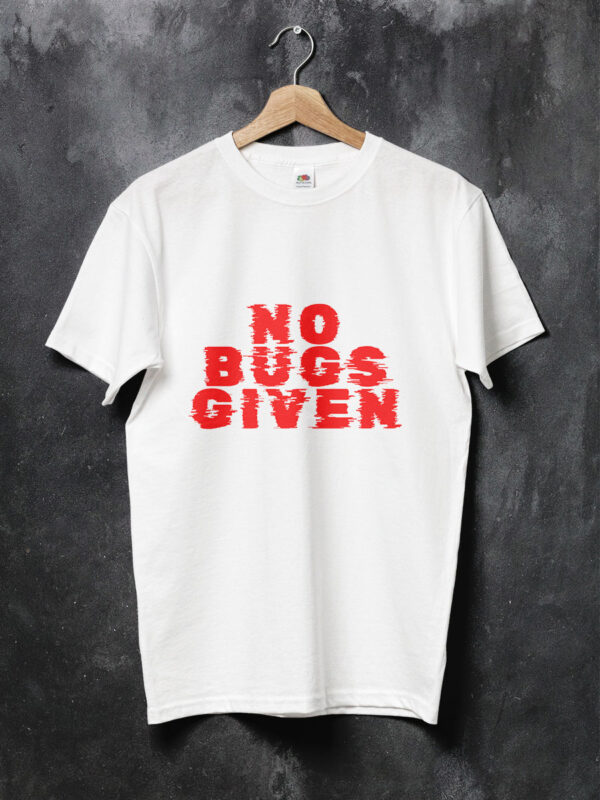 No bugs given white tshirt