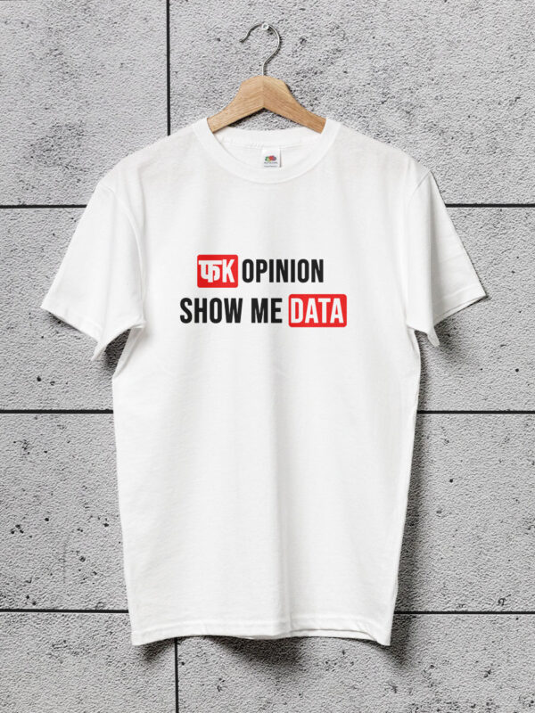 fk opinion show me data white tshirt