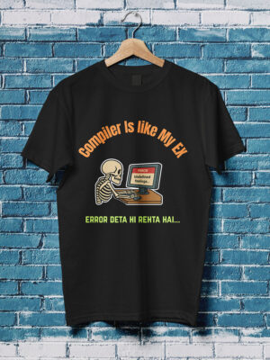 compiler-is-like-my-ex-programing-geek-tshirt-black