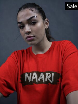 Naari | Girls Oversized T-shirt Indian