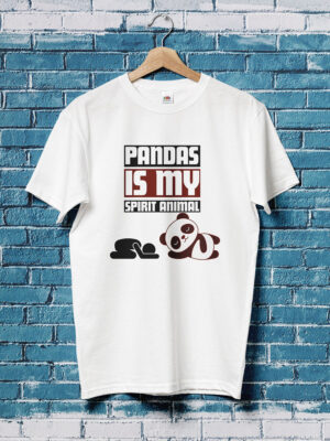 pandas-is-my-spirit-animal-white-data-analyst-tshirt