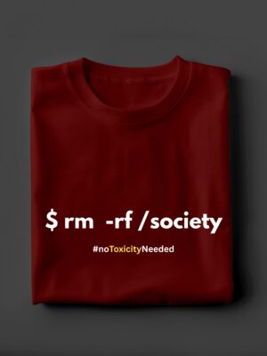 rm rf society | Unisex Linux T-shirt