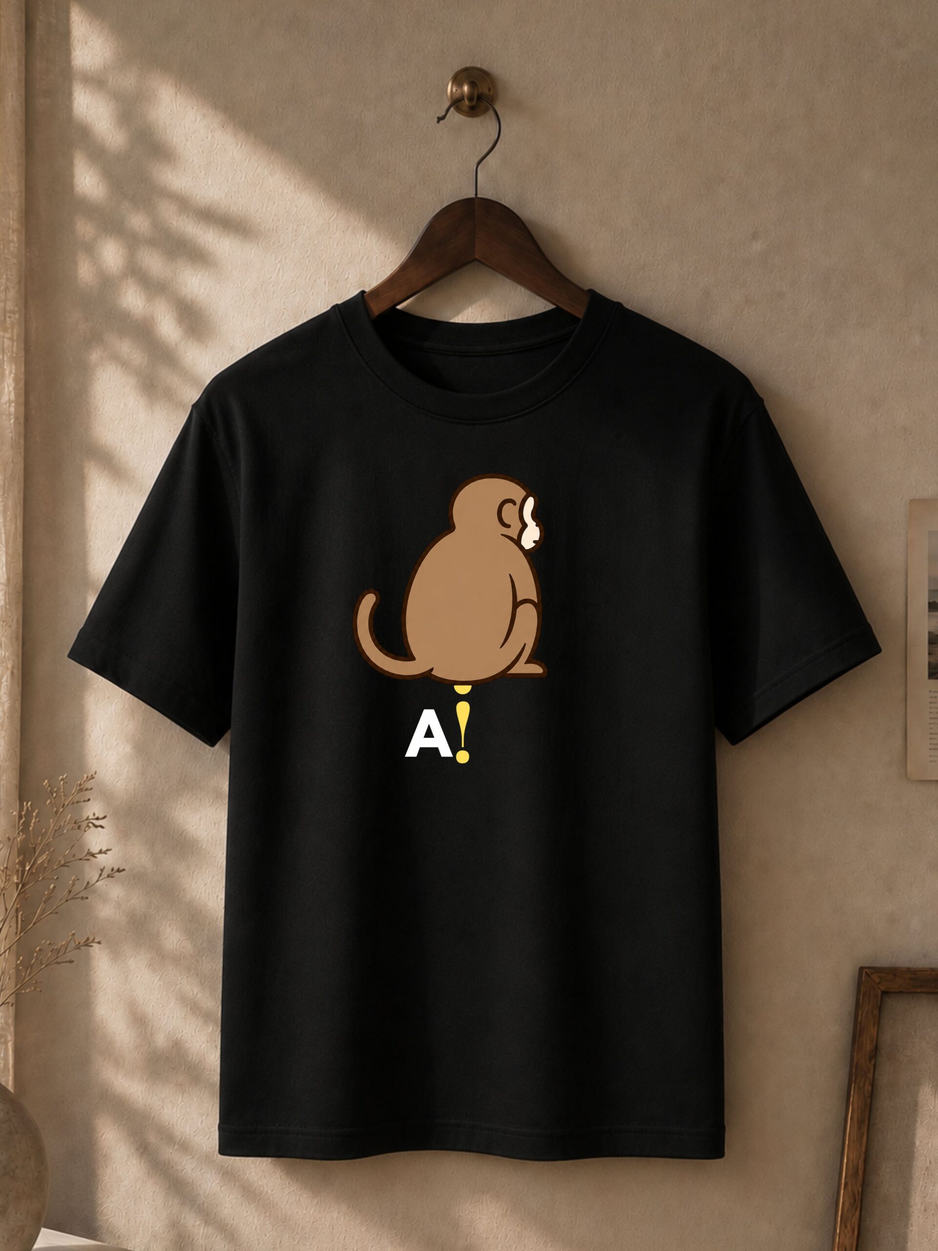 AI tshirt black geek