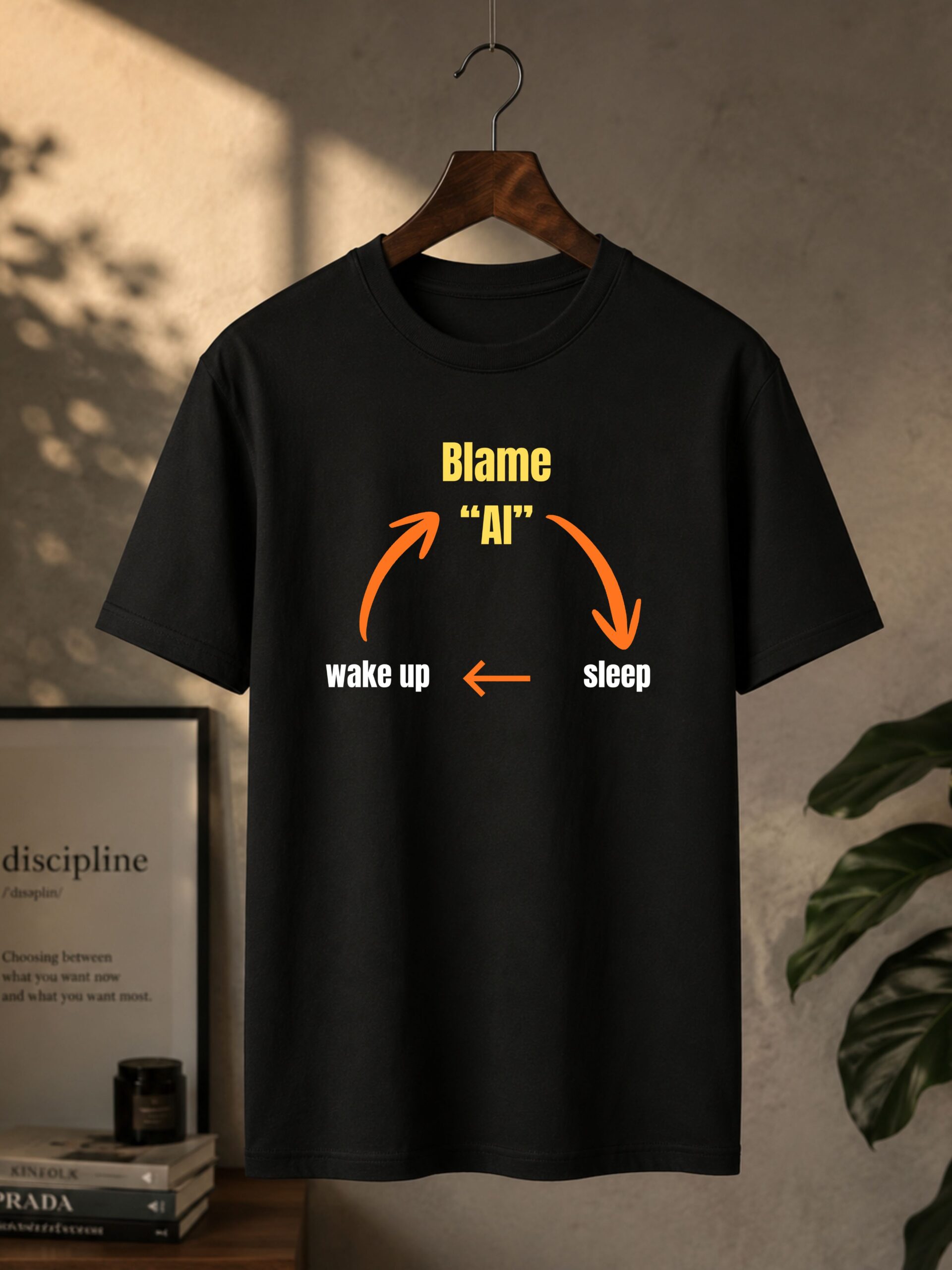 Blame AI T-shirt | Unisex Geek T-shirt