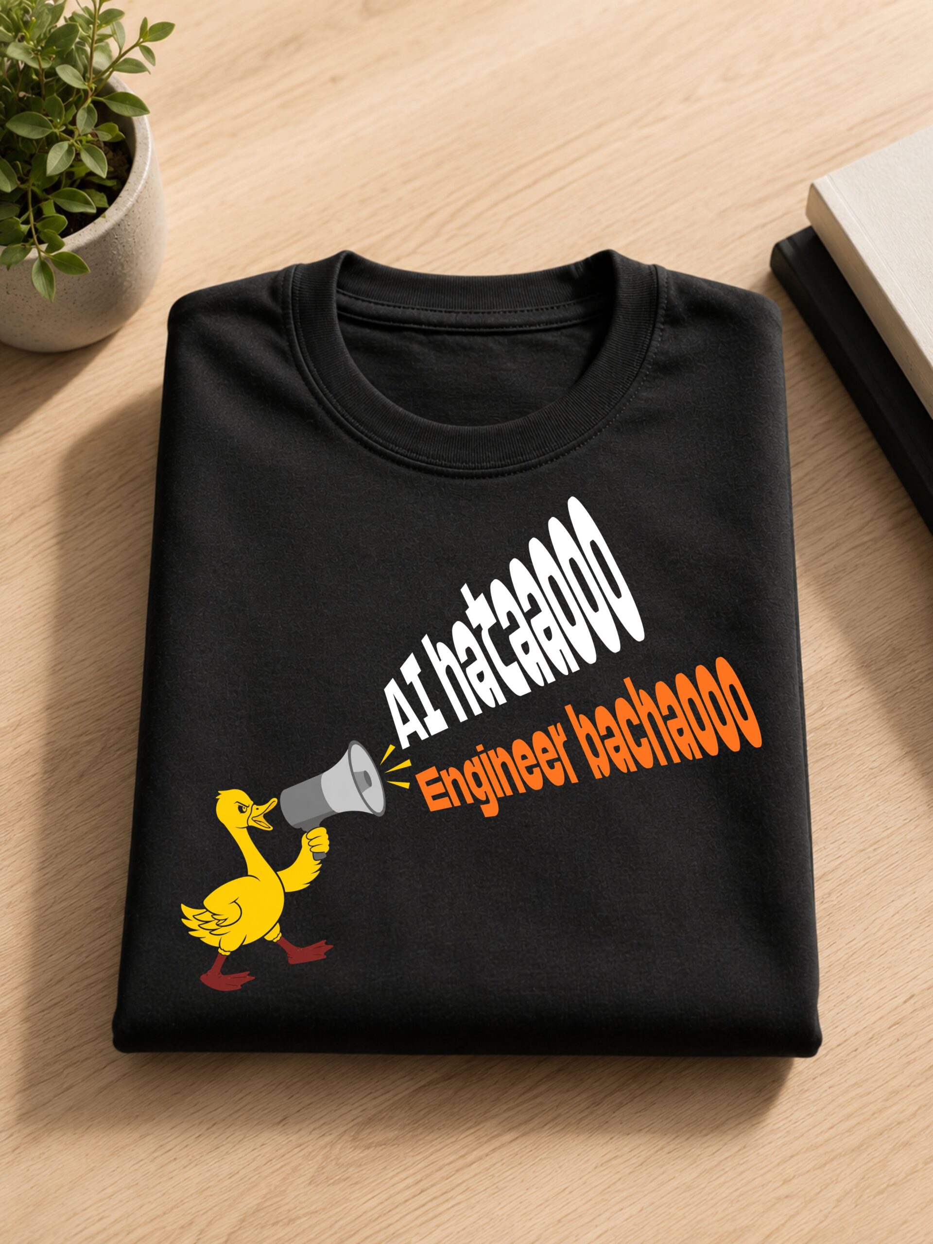 AI Hatao Engineer Bachao | AI Geek T-shirt - Image 2