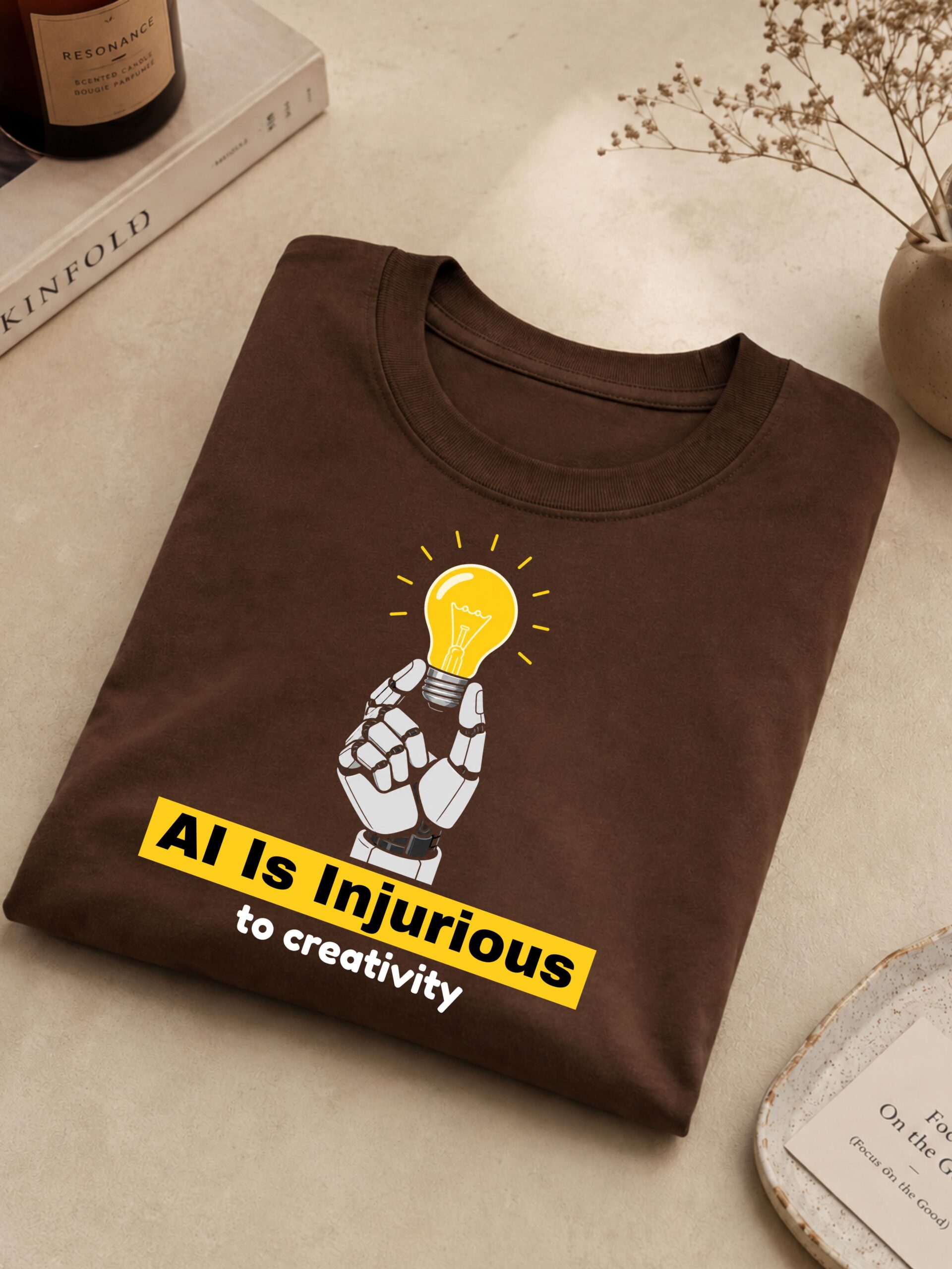 AI Is Injurious To Creativity | Unisex AI T-shirts - Image 2
